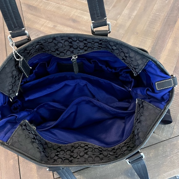 Coach large carry all vintage small c print - Picture 4 of 6